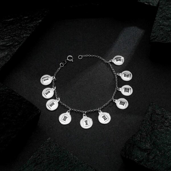 Pulseira Prateada 10 Dez Mandamentos - Imagem 3